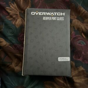 Overwatch Reaper pint glass New in box